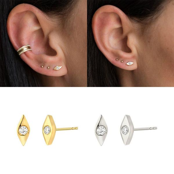stud aide 925 sterling silver minimalis punk eye pattern earring for lovers' couples anniversary wedding party mujer pendientes, Golden;silver
stud aide 925 sterling silver minimalis punk eye pattern earring for lovers' couples anniversary wedding party mujer pendientes, Golden;silver