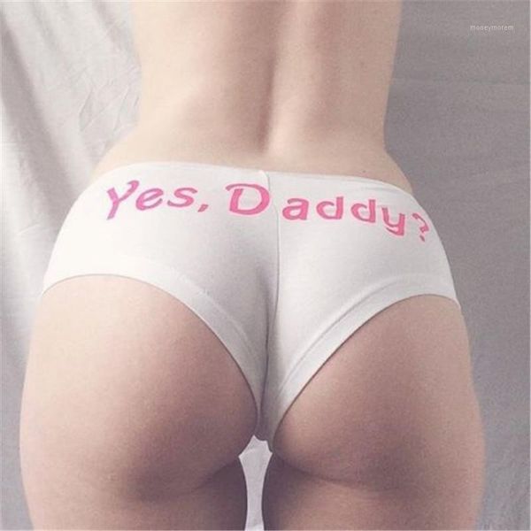 women's panties 2021 women g-string underwear femme thongs knickers yes daddy letter printed mujer print panties1, Black;pink
women's panties 2021 women g-string underwear femme thongs knickers yes daddy letter printed mujer print panties1, Black;pink