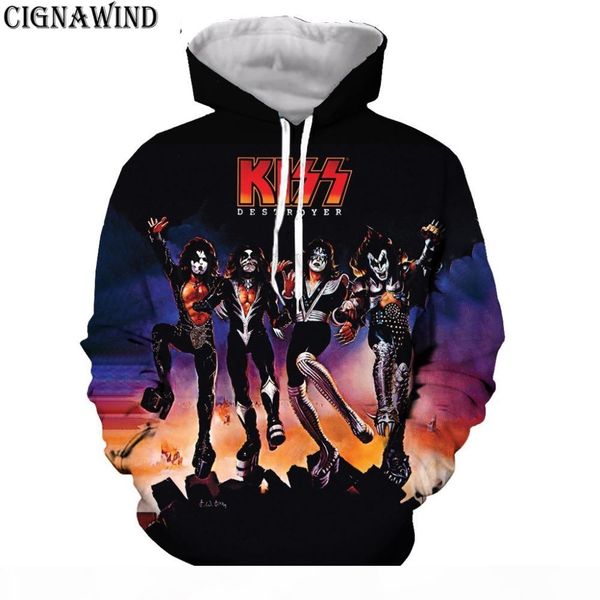 new design hoodie men women hip hop rock kiss band 3d printed hoodies sweatshirts casual harajuku style streetwear, Black
new design hoodie men women hip hop rock kiss band 3d printed hoodies sweatshirts casual harajuku style streetwear, Black