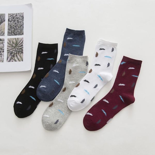 fast shipping 5 pairs cotton crew socks for men's business spring summer casual solid color socks feathers korean style, Black
fast shipping 5 pairs cotton crew socks for men's business spring summer casual solid color socks feathers korean style, Black