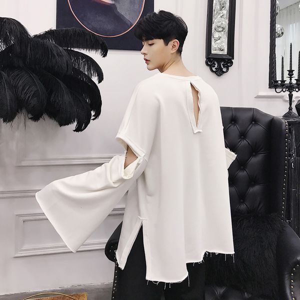 2021 men hollow autumn out torn rough hip hop savage hole long hoodie sweatshirt thin men's sweater streetwear hiphop overcoat oversize, Black
2021 men hollow autumn out torn rough hip hop savage hole long hoodie sweatshirt thin men's sweater streetwear hiphop overcoat oversize, Black