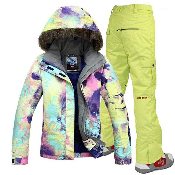 skiing jackets 2021 gsou snow suit women breathable ski waterproof windproof hooded warm jacket+pants1
skiing jackets 2021 gsou snow suit women breathable ski waterproof windproof hooded warm jacket+pants1