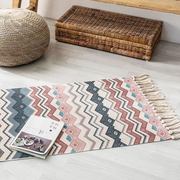 muzzi retro bohemian hand woven cotton linen carpet rug bedside rug geometric floor mat living room bedroom carpet home decor1
muzzi retro bohemian hand woven cotton linen carpet rug bedside rug geometric floor mat living room bedroom carpet home decor1