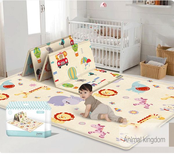 180*100*1cm foldable cartoon baby play mat eva puzzle children's mat for climbing pad kids rug baby games developing mat q1120
180*100*1cm foldable cartoon baby play mat eva puzzle children's mat for climbing pad kids rug baby games developing mat q1120
