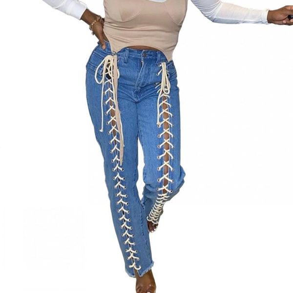 solid blue denim pants women lace up hollow out trouser with eyelet 2021 new arrival street style casual female jeans pants
solid blue denim pants women lace up hollow out trouser with eyelet 2021 new arrival street style casual female jeans pants