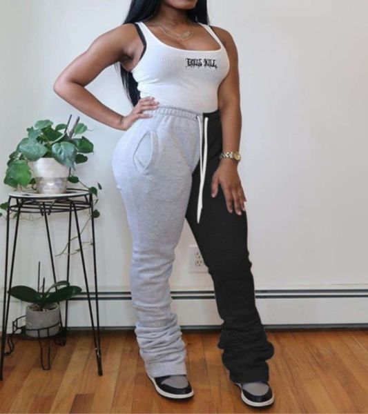 leisure jy2087 autumn and winter urban grey + black loose straight pants, Black;gray
leisure jy2087 autumn and winter urban grey + black loose straight pants, Black;gray