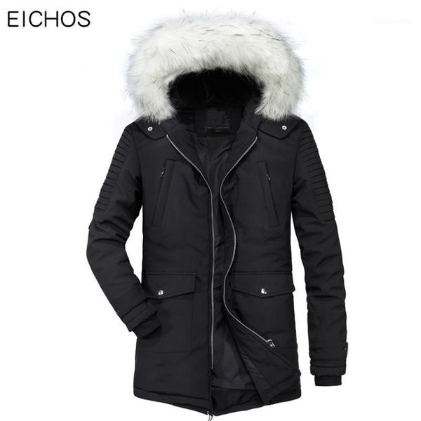 men's down & parkas eichos 2021 thick parka men coats winter jacket fashion hood fleece warm for casual zipper long clothes1, Black
men's down & parkas eichos 2021 thick parka men coats winter jacket fashion hood fleece warm for casual zipper long clothes1, Black