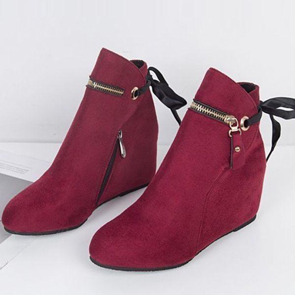 2021 new women boots wee high heels suede ankle ladies lace up shoes woman fashion comfort footwear autumn 1 pq07, Black
2021 new women boots wee high heels suede ankle ladies lace up shoes woman fashion comfort footwear autumn 1 pq07, Black