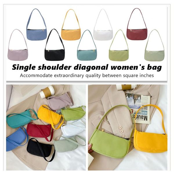shoulder bags casual nylon handle pouch female soid color handbag underarm tote bag clutch simple daily
shoulder bags casual nylon handle pouch female soid color handbag underarm tote bag clutch simple daily