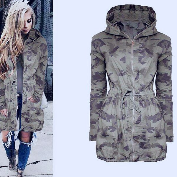 womens casual long hooded coat jacket loose zipper army camouflage outwear streetwear lj200813, Black;brown
womens casual long hooded coat jacket loose zipper army camouflage outwear streetwear lj200813, Black;brown
