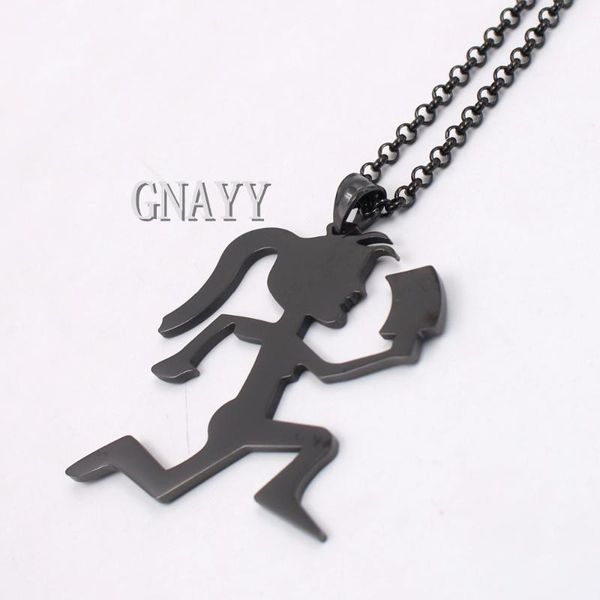 gnayy twiztid insane clown jewelry black stainless steel large 2 inch hatchetman women pendant necklace chain, Silver
gnayy twiztid insane clown jewelry black stainless steel large 2 inch hatchetman women pendant necklace chain, Silver