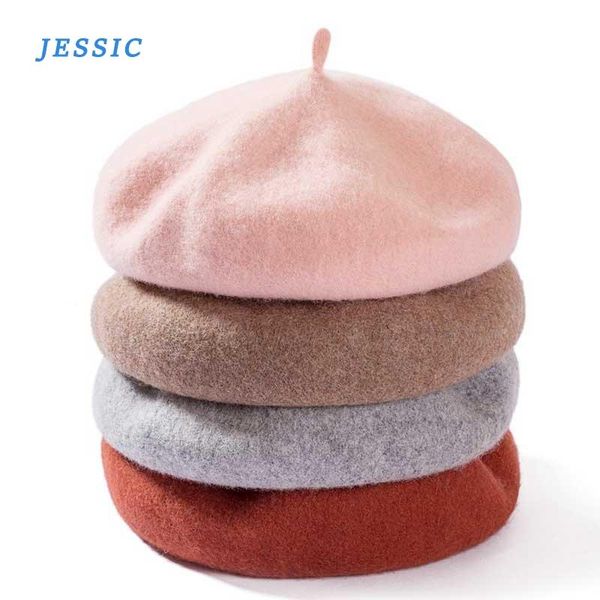 berets jessic lady spring winter hat painter style women wool vintage solid color caps female bonnet warm walking cap, Blue;gray
berets jessic lady spring winter hat painter style women wool vintage solid color caps female bonnet warm walking cap, Blue;gray