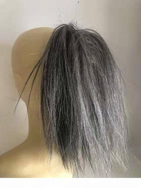 human hair silver salt n peper course dark grey mix of 2 greys scrunchie extensions wraps gray women hairpiece 1pcs 120g, Black
human hair silver salt n peper course dark grey mix of 2 greys scrunchie extensions wraps gray women hairpiece 1pcs 120g, Black