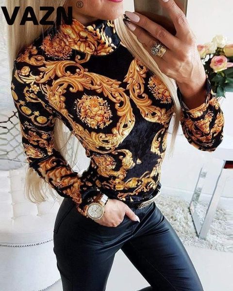 vazn design 2020 geometric elements print bandage t-shirt new slim shinny women t-shirt long sleeve short club1, White
vazn design 2020 geometric elements print bandage t-shirt new slim shinny women t-shirt long sleeve short club1, White