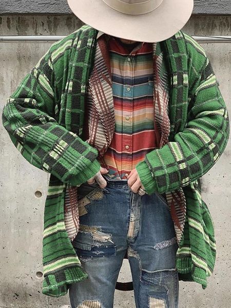 men's sweaters clothing cardigan men long sleeve midi sweater coat plaid print winter and autumn casual cardigans limited genuine, White;black
men's sweaters clothing cardigan men long sleeve midi sweater coat plaid print winter and autumn casual cardigans limited genuine, White;black