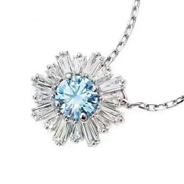 swarovski daisy blue sunflower clavicle necklace, a beautiful clavicle necklace, a great choice to enhance your temperament, Silver
swarovski daisy blue sunflower clavicle necklace, a beautiful clavicle necklace, a great choice to enhance your temperament, Silver