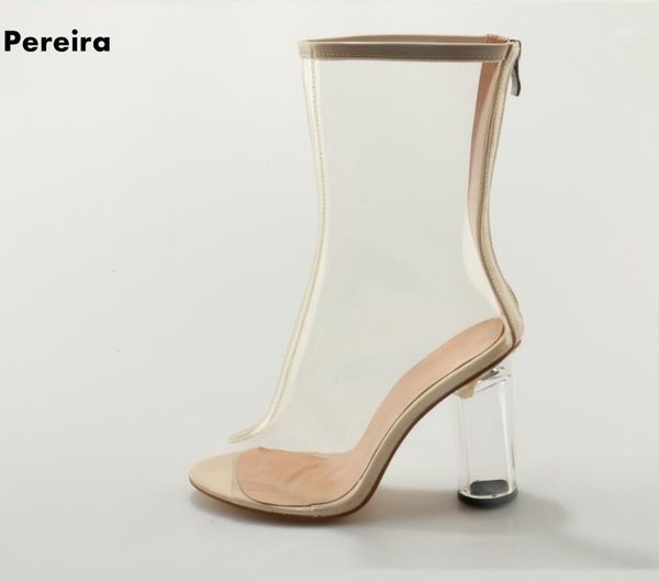 boots selling pvc transparent ankle peep toe cut-out chunky high heels short bootie clear ladies night club dress shoes1, Black
boots selling pvc transparent ankle peep toe cut-out chunky high heels short bootie clear ladies night club dress shoes1, Black