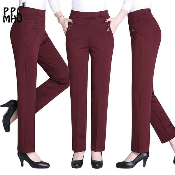new plus size 5xl mother straight pants solid color high elastic high waist tight women's office autumn pants, Black;white
new plus size 5xl mother straight pants solid color high elastic high waist tight women's office autumn pants, Black;white