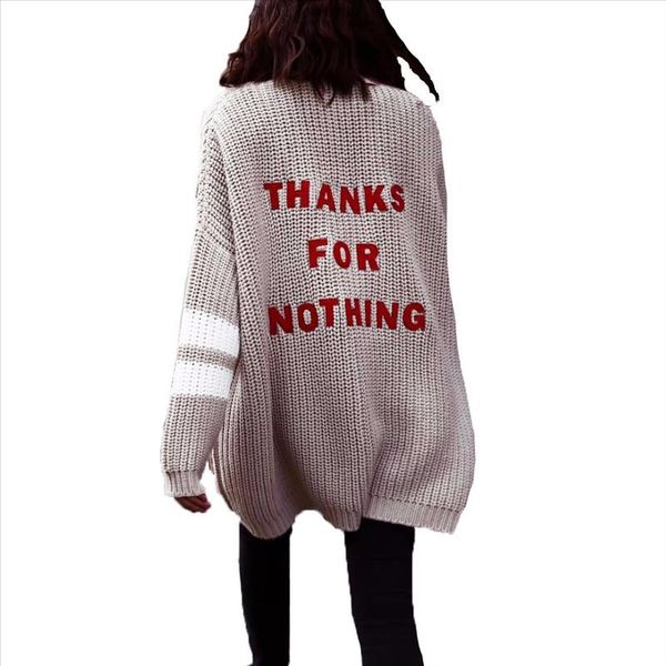 newdiscvry fashion letter embroidery cardigan women classic spring autumn sweater knitted coat female casual long cardigan coat, White;black
newdiscvry fashion letter embroidery cardigan women classic spring autumn sweater knitted coat female casual long cardigan coat, White;black