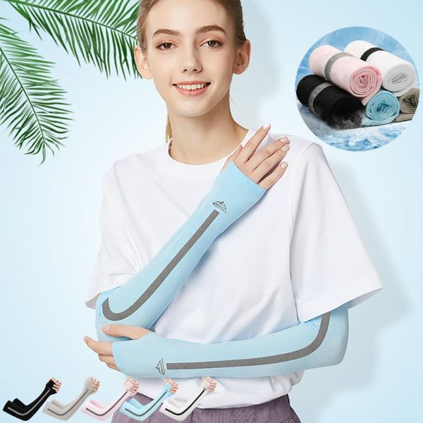1 pair ice sleeve riding sleeve summer men and women outdoor sports sun protection anti-ultraviolet running arm guard #z, Black;gray
1 pair ice sleeve riding sleeve summer men and women outdoor sports sun protection anti-ultraviolet running arm guard #z, Black;gray