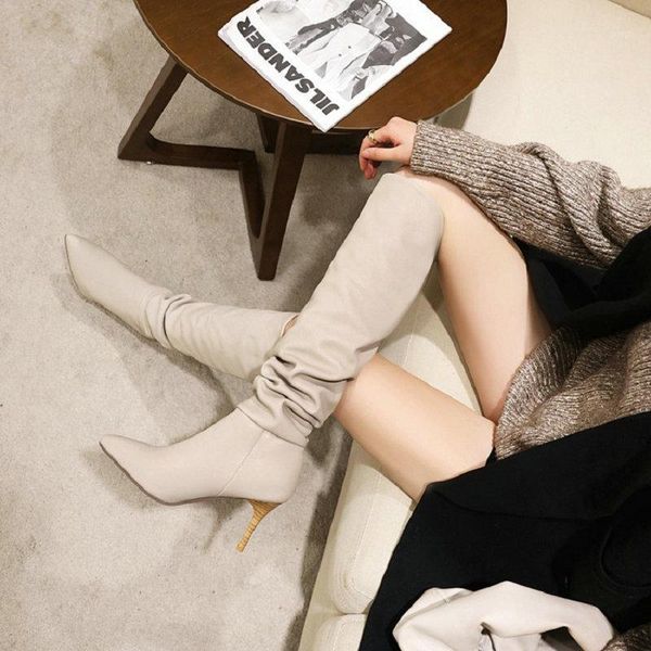 boots zawsthia pu pleated woman's winter autumn shoes pointed toe yellow blue beige thin high heels knee-high booties woman boots1, Black
boots zawsthia pu pleated woman's winter autumn shoes pointed toe yellow blue beige thin high heels knee-high booties woman boots1, Black