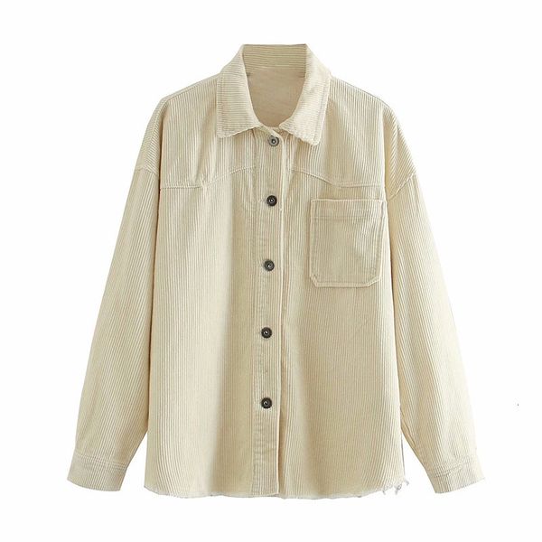 2021 new shirt european and american autumn five color corduroy coat women's lapel raw ee wind long sleeve 3vgb, Black;brown
2021 new shirt european and american autumn five color corduroy coat women's lapel raw ee wind long sleeve 3vgb, Black;brown