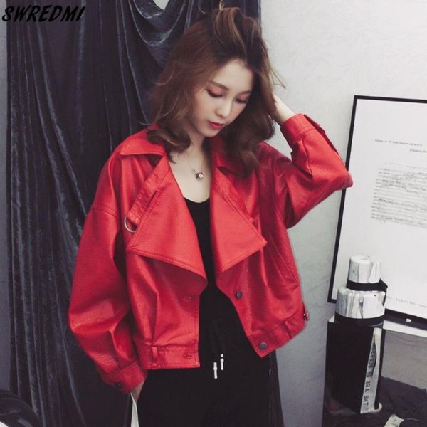 2020 spring women slim fashion leather jacket outerwear motorcycle leather clothing turn-down collar biker coat swredmi1, Black
2020 spring women slim fashion leather jacket outerwear motorcycle leather clothing turn-down collar biker coat swredmi1, Black