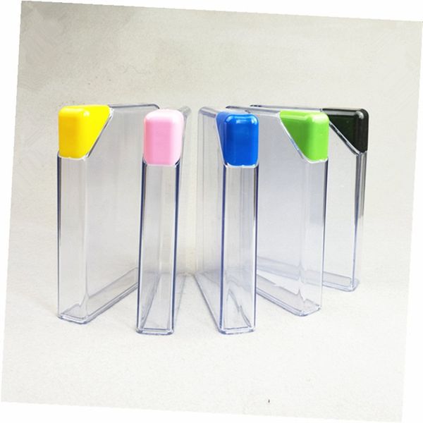 square plastic bottles student transparent triangular cap water bottle students black blue green lid cup new arrival 6jg l1
square plastic bottles student transparent triangular cap water bottle students black blue green lid cup new arrival 6jg l1