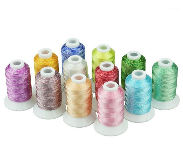 popular 12 colors variegated rayon machine embroidery thread 120d/2, Black;white
popular 12 colors variegated rayon machine embroidery thread 120d/2, Black;white