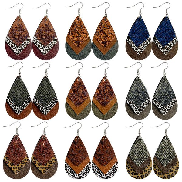 leopard print pu leather drop earrings for women glitter cheetah print dangle drop teardrop pu earring party favor supplies rra3959
leopard print pu leather drop earrings for women glitter cheetah print dangle drop teardrop pu earring party favor supplies rra3959