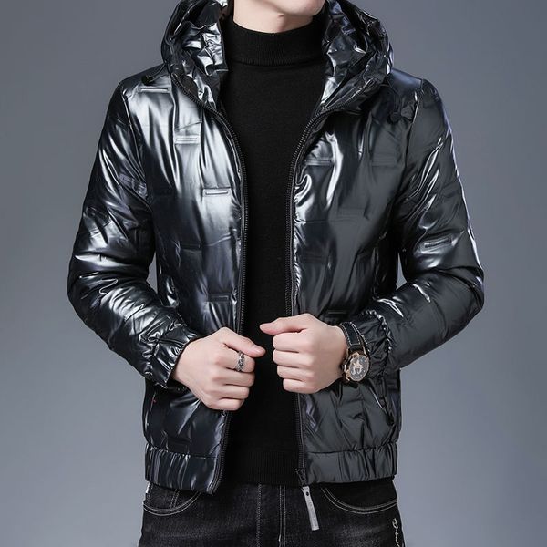 winter new bright light white duck down jacket men's short trendy jacket large size outdoor warm men's clothing q1215, Black
winter new bright light white duck down jacket men's short trendy jacket large size outdoor warm men's clothing q1215, Black