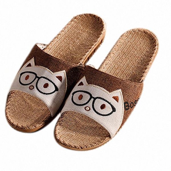 men's summer brown flax slippers indoor breathable linen slippers men slides beach flip flops l cat home shoes boy's sandals #ed8g, Black
men's summer brown flax slippers indoor breathable linen slippers men slides beach flip flops l cat home shoes boy's sandals #ed8g, Black