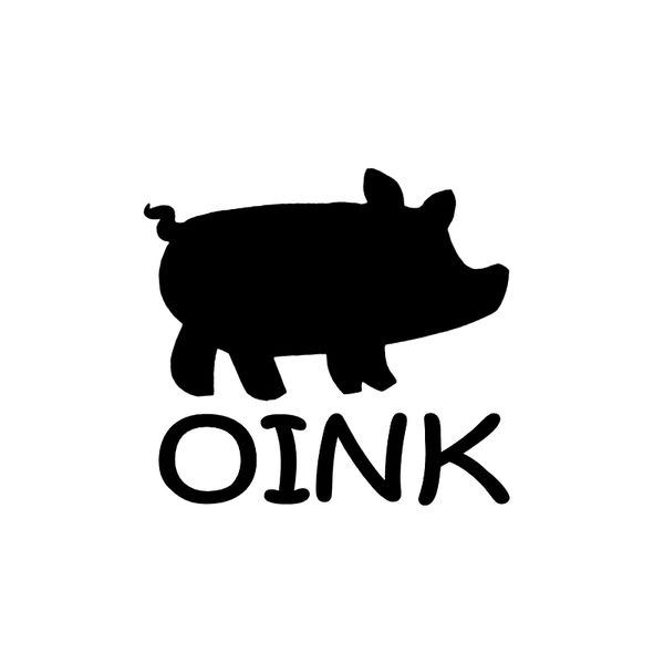 13.2cm*12.1cm cartoon fun oink pig for car window sticker decal black silver vinyl c15-3283
13.2cm*12.1cm cartoon fun oink pig for car window sticker decal black silver vinyl c15-3283
