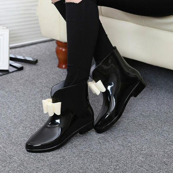 dropshipping women flower bowtie spring ankle boot winter rain boots female waterproof solid rubber shoes ladies footwear, Black
dropshipping women flower bowtie spring ankle boot winter rain boots female waterproof solid rubber shoes ladies footwear, Black