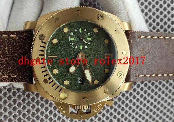 mens factory eta 2813 valjoux automatic movement bronze 47mm rotating bezel color stainless steel case brown leather strap diving wrist, Slivery;brown
mens factory eta 2813 valjoux automatic movement bronze 47mm rotating bezel color stainless steel case brown leather strap diving wrist, Slivery;brown