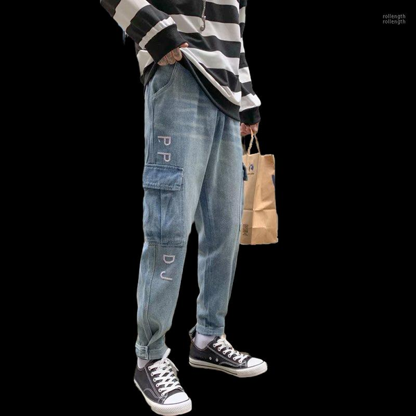 mens wide leg loose cargo jeans for men hip hop baggy jeans homme multi pocket denim biker pants1, Blue
mens wide leg loose cargo jeans for men hip hop baggy jeans homme multi pocket denim biker pants1, Blue