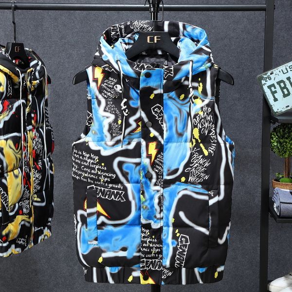 winter men plus large size vest hooded waistcoat camouflage sleeveless jackets warm parka coat for men travel vest c1214, Black;white
winter men plus large size vest hooded waistcoat camouflage sleeveless jackets warm parka coat for men travel vest c1214, Black;white