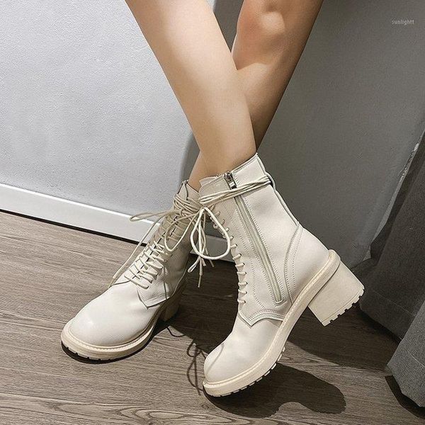 boots 2021 elegant high heeled women lace up platform ankle female gothic shoes white leather autumn1, Black
boots 2021 elegant high heeled women lace up platform ankle female gothic shoes white leather autumn1, Black
