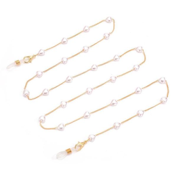 2021 simple heart pearl beads gold color glasses chain glasses rope holder sunglasses accessories mask chain necklace h bbytor
2021 simple heart pearl beads gold color glasses chain glasses rope holder sunglasses accessories mask chain necklace h bbytor