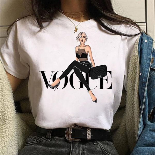 vogue fashion summer t shirt women tshirt new vogue tshirt graphic tee cute women t shirt female tee 90s girls, White
vogue fashion summer t shirt women tshirt new vogue tshirt graphic tee cute women t shirt female tee 90s girls, White