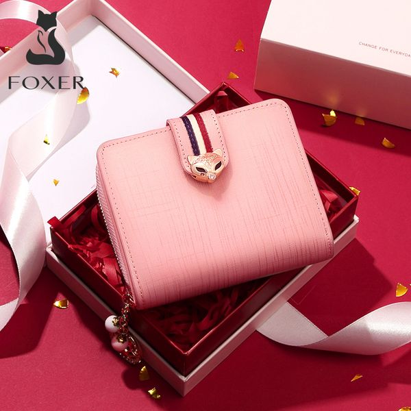 foxer brand valentine's day gift women luxury short wallet cow leather ladies money bag fashion female card holder id case c1115, Red;black
foxer brand valentine's day gift women luxury short wallet cow leather ladies money bag fashion female card holder id case c1115, Red;black