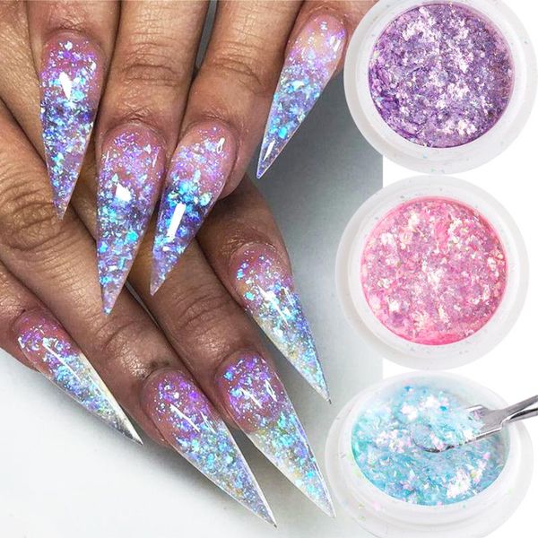 nail glitter 1box shiny opal powder irregular aurora sequins design manicure ultra-thin neon pigment flake accessory le1857, Silver;gold
nail glitter 1box shiny opal powder irregular aurora sequins design manicure ultra-thin neon pigment flake accessory le1857, Silver;gold
