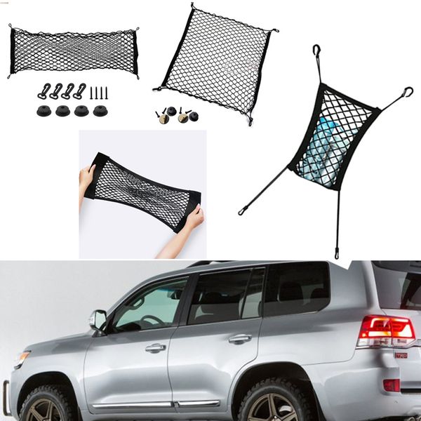 for toyota land cruiser 1959-2021 car vehicle black rear trunk cargo baggage organizer storage nylon plain vertical seat net
for toyota land cruiser 1959-2021 car vehicle black rear trunk cargo baggage organizer storage nylon plain vertical seat net