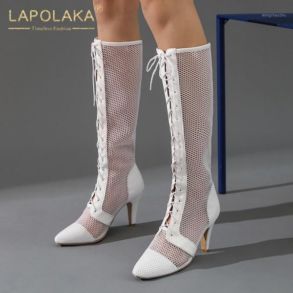mingchaozhu boots lapolaka 2021 fashion lace up party shoes ladies pointed toe pacthwork balck summer spring boot woman shoes1, Black
mingchaozhu boots lapolaka 2021 fashion lace up party shoes ladies pointed toe pacthwork balck summer spring boot woman shoes1, Black