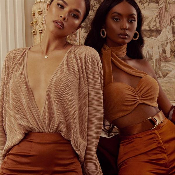 women's jumpsuits & rompers 2021 fashionable women bodysuit deep v-neck long sleeve triangle crotch jumpsuit one-piece clothes autumn s, Black;white
women's jumpsuits & rompers 2021 fashionable women bodysuit deep v-neck long sleeve triangle crotch jumpsuit one-piece clothes autumn s, Black;white