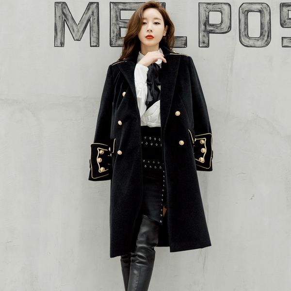 2021 new dual design breasted wool long winter render trench coat fashionclassic military jacket streetwear j0j1, Black
2021 new dual design breasted wool long winter render trench coat fashionclassic military jacket streetwear j0j1, Black