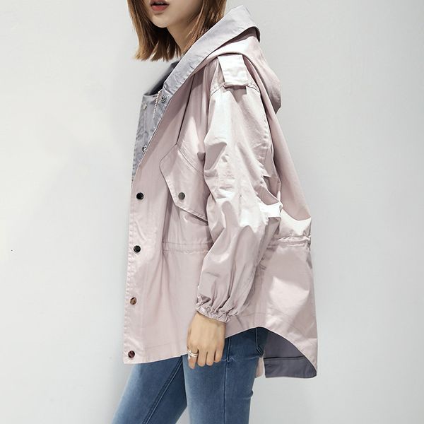 2020 spring and autumn new chic short coat women's casual large size loose long sleeve thin windbreaker fashion ladies, Tan;black
2020 spring and autumn new chic short coat women's casual large size loose long sleeve thin windbreaker fashion ladies, Tan;black