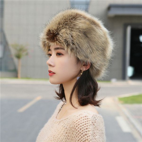 fox-skin brimless autumn and female winter imitation, hollow-stuffed hat, double-purpose cap of warm collar, russian fur hat, Blue;gray
fox-skin brimless autumn and female winter imitation, hollow-stuffed hat, double-purpose cap of warm collar, russian fur hat, Blue;gray