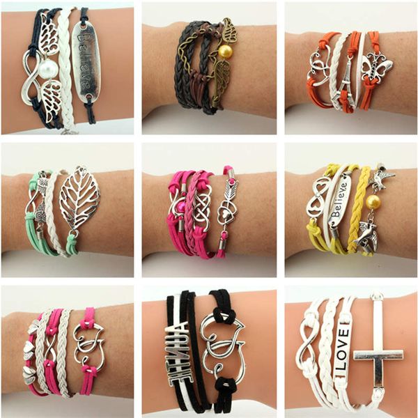 european and american famous friendship multilayer woven bracelet gsfb549 mix order 20 pieces a lot charm bracelets, Golden;silver
european and american famous friendship multilayer woven bracelet gsfb549 mix order 20 pieces a lot charm bracelets, Golden;silver