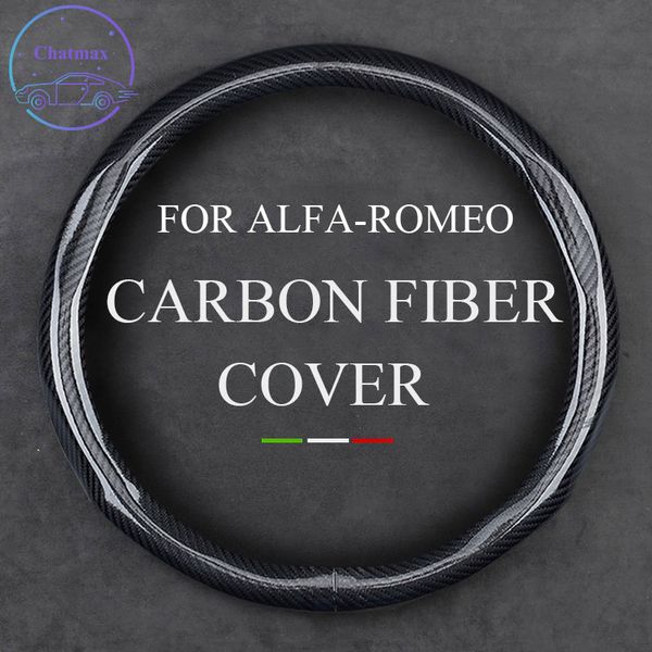 carbon fiber steering wheel cover for alfa-romeo giulia stelvio giulietta universal 37-38cm 15 inche leather trim strip interior accessories
carbon fiber steering wheel cover for alfa-romeo giulia stelvio giulietta universal 37-38cm 15 inche leather trim strip interior accessories